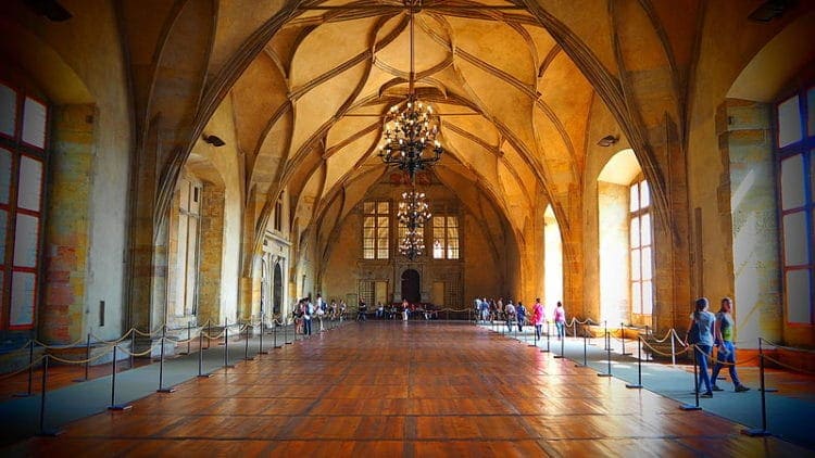 Владиславский зал Старого Королевского Дворца в Пражском Граде